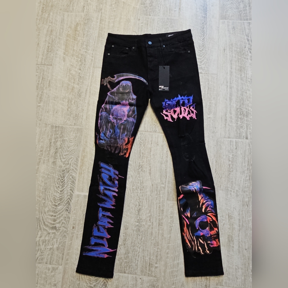 GFTD Reaper Black Jeans size 34
